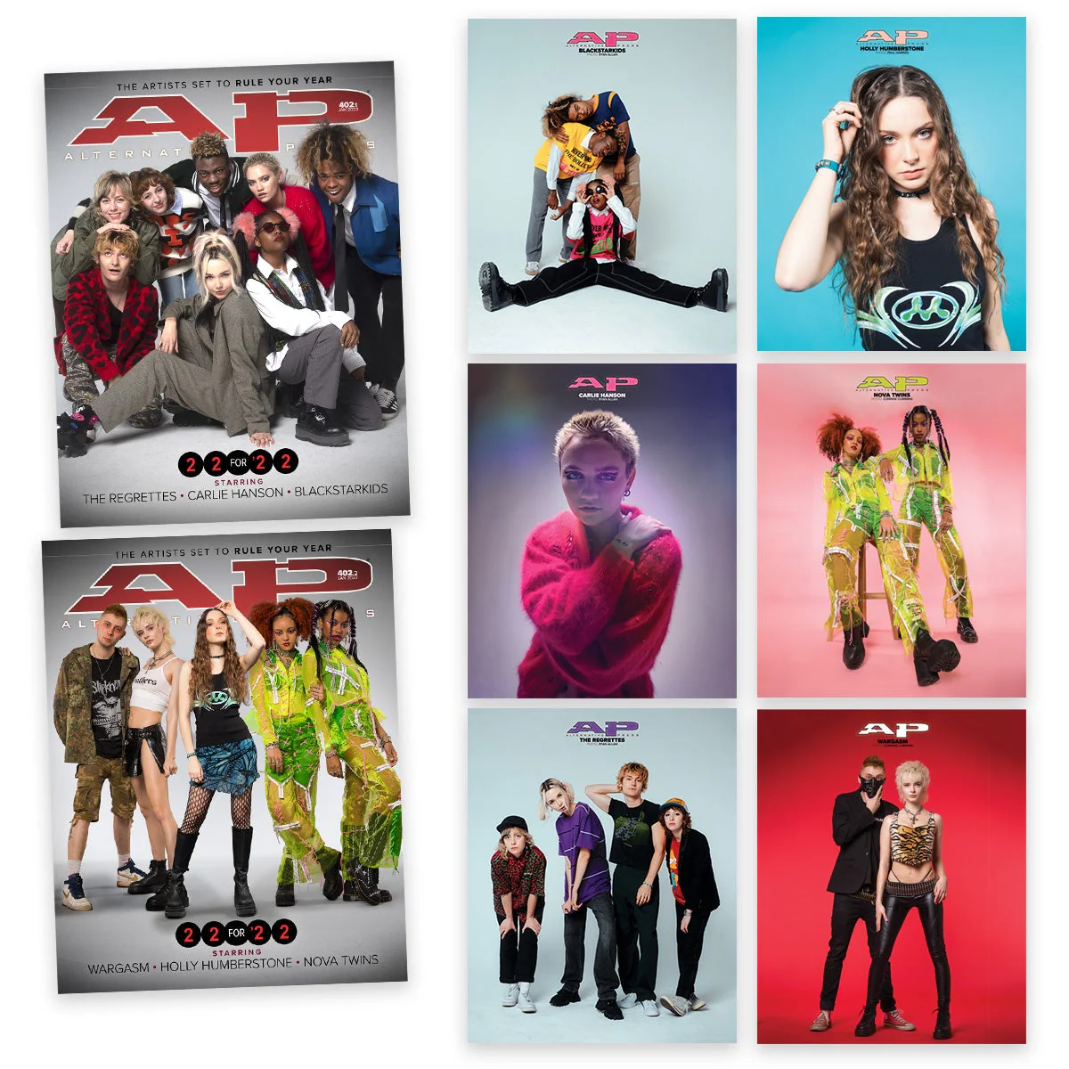 ALTERNATIVE PRESS JANUARY 2022 ISSUE 402 THE COMPLETE COLLECTION FEATURING 22 FOR '22