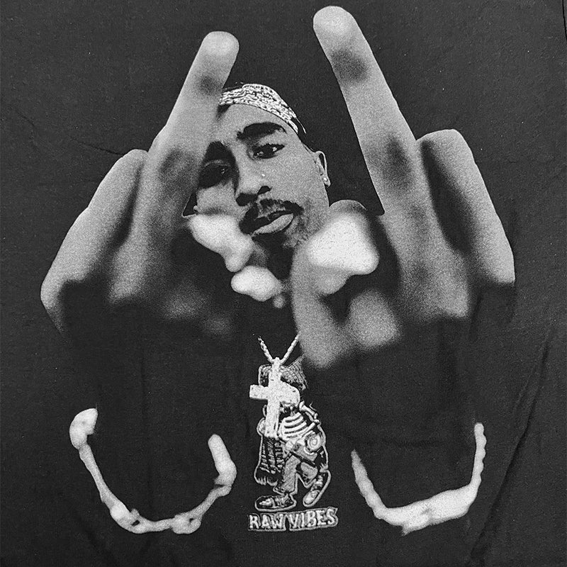 2PAC 'MIDDLE FINGERS' T-SHIRT - Image 2