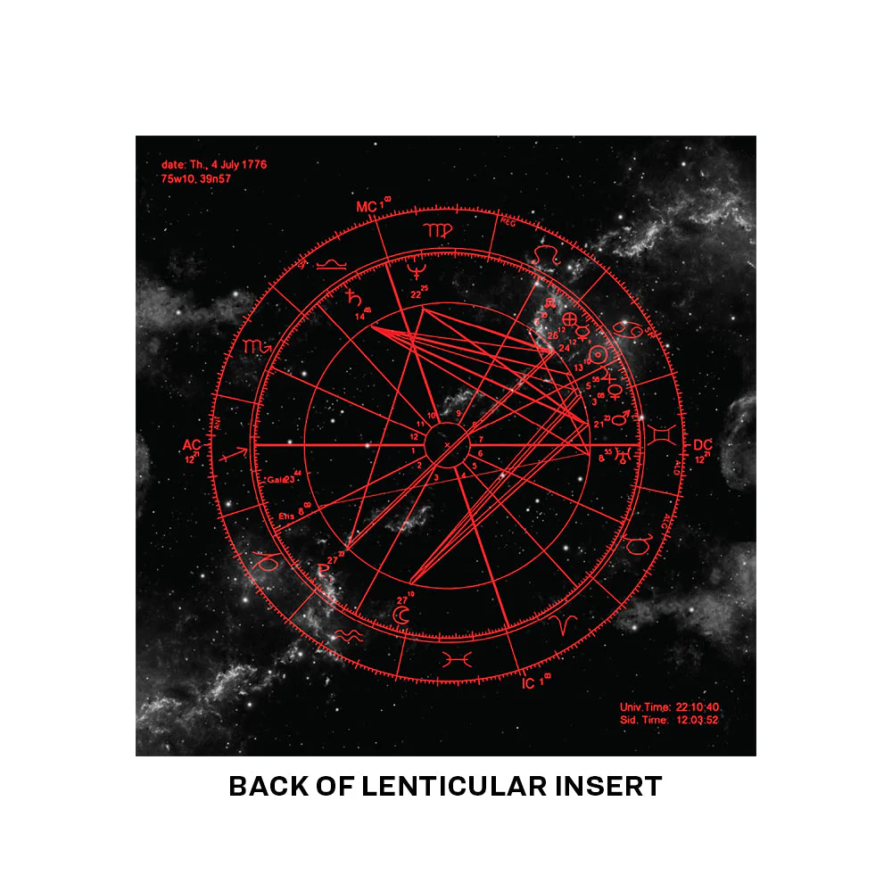 3TEETH ‘ENDEX’ LP + EXCLUSIVE 12"x12" LENTICULAR INSERT - LTD. - BLACK/WHITE/MARBLE - Image 4