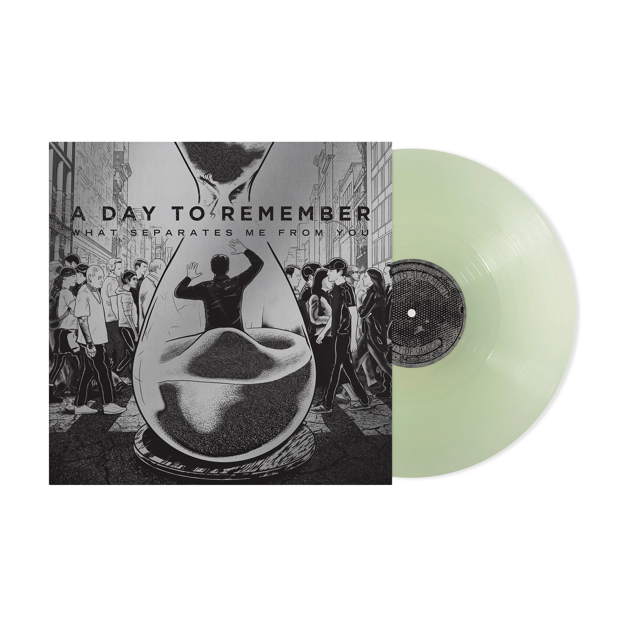 A DAY TO REMEMBER ‘WHAT SEPARATES ME FROM YOU’ 15TH ANNIVERSARY LP - TRANSPARENT SEA GLASS