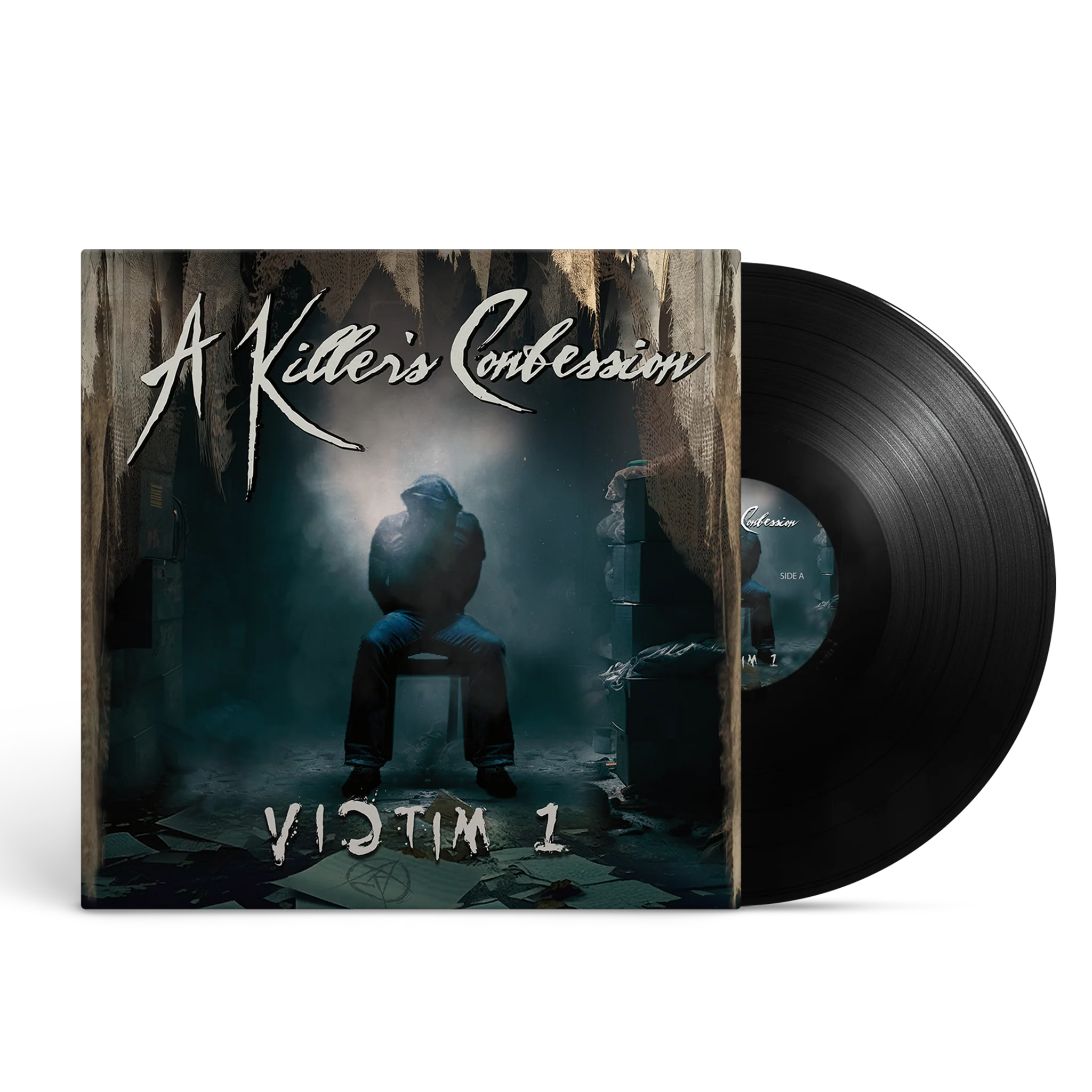 A KILLER'S CONFESSION 'VICTIM 1' LP (Black Vinyl)