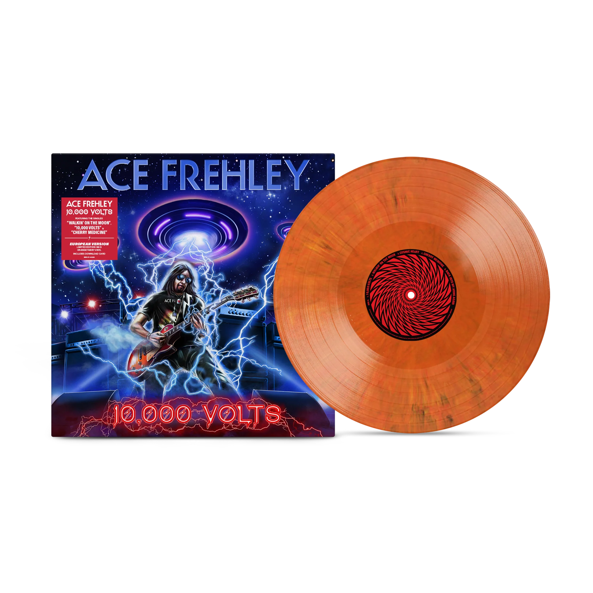 ACE FREHLEY '10,000 VOLTS' LP (Orange Tabby Vinyl)