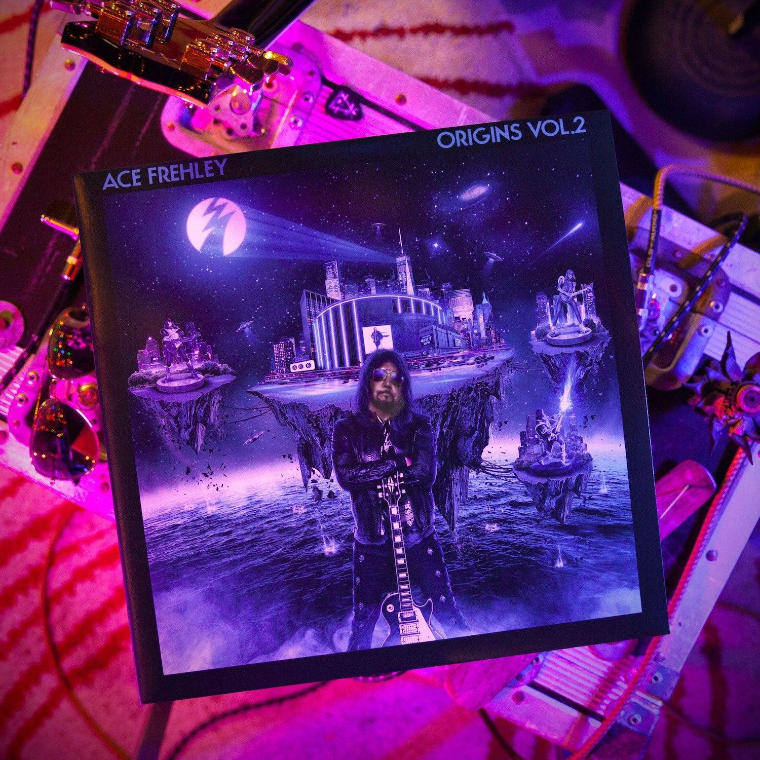 ACE FREHLEY 'ORIGINS VOL. 2' LP (Silver Black Ice Vinyl) - Image 4