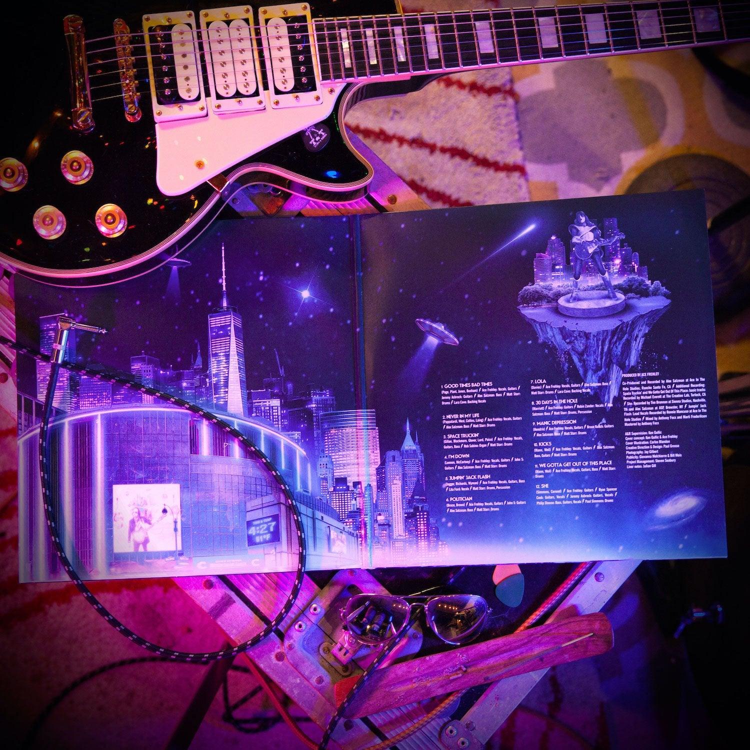 ACE FREHLEY 'ORIGINS VOL. 2' LP (Silver Black Ice Vinyl) - Image 5
