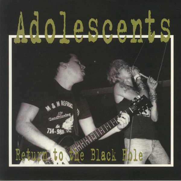 ADOLESCENTS 'RETURN TO THE BLACK HOLE' LP - YELLOW - Image 2