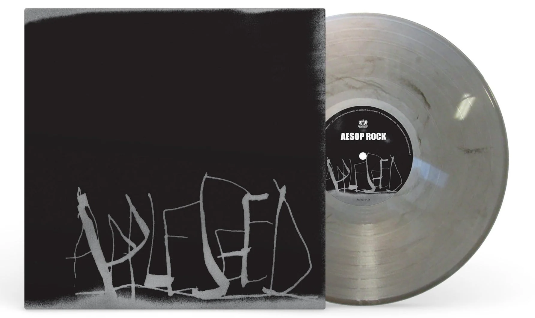 AESOP ROCK 'APPLESEED' LP - CLEAR/BLACK MARBLE SMOKE
