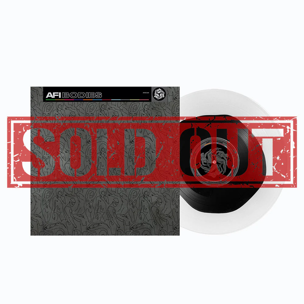 AFI 'BODIES' LP - LTD.300 - CLEAR WITH BLACK BLOB - Image 2