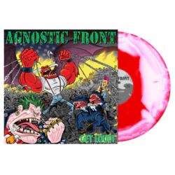 AGNOSTIC FRONT 'GET LOUD' LP - RED/WHITE/INK SPOT