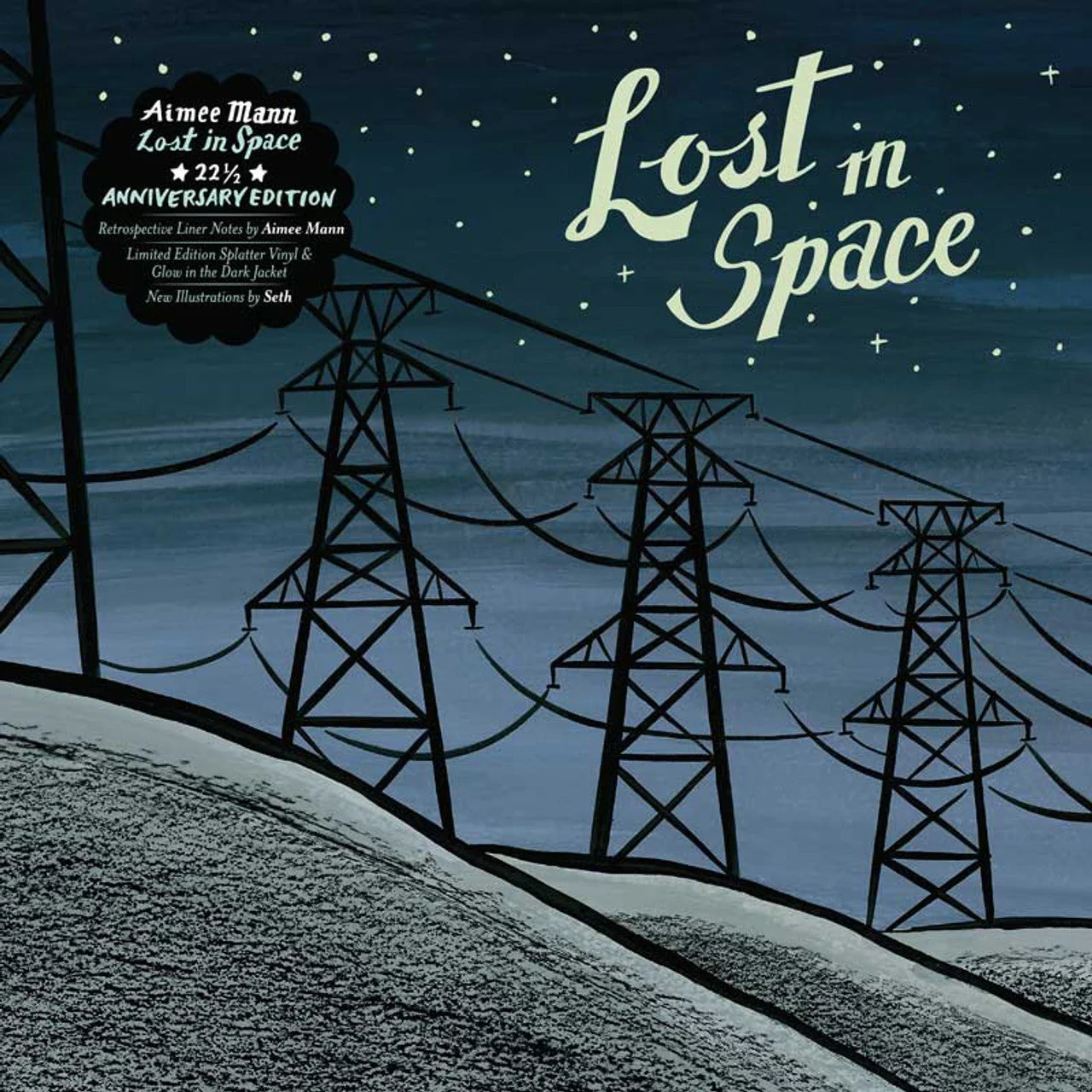 AIMEE MANN 'LOST IN SPACE' 22 1/2 ANNIVERSARY LP - SPLATTER