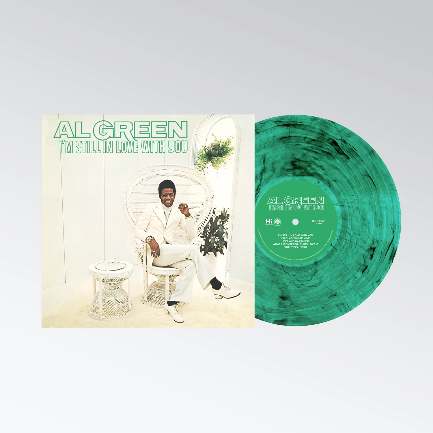 AL GREEN 'I'M STILL IN LOVE WITH YOU' 50TH ANNIVERSARY LP - GREEN SMOKE