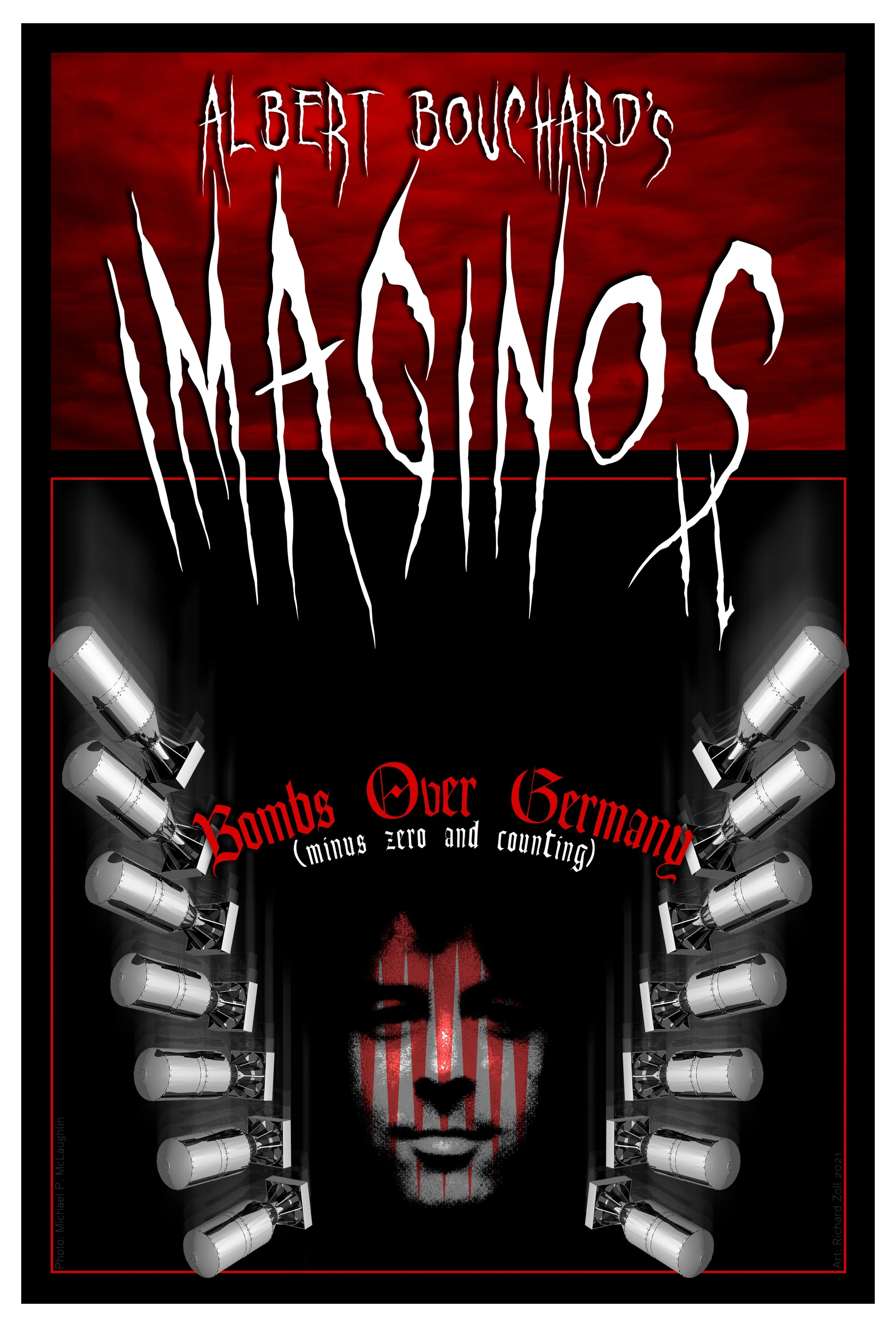 ALBERT BOUCHARD'S 'IMAGINOS II - BOMBS OVER GERMANY (MINUS ZERO AND COUNTING)' 2LP - EXCLUSIVE - LTD. 100 - RUBY - Image 3