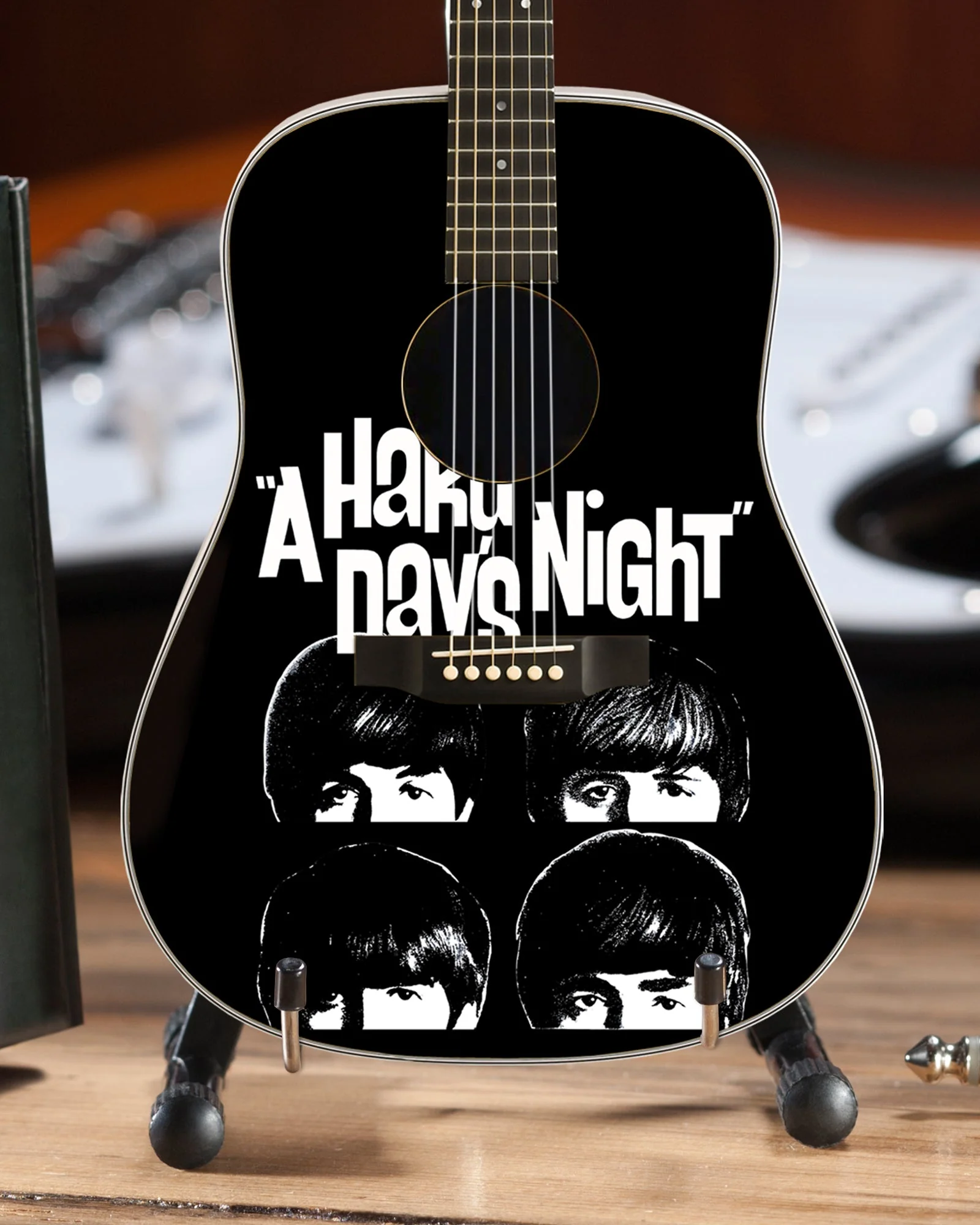ALBUM TRIBUTES SET OF 3 - A HARD DAY'S NIGHT - HELP! - ABBEY ROAD - RADIO DAYS LICENSED MINI ACOUSTIC - Image 7