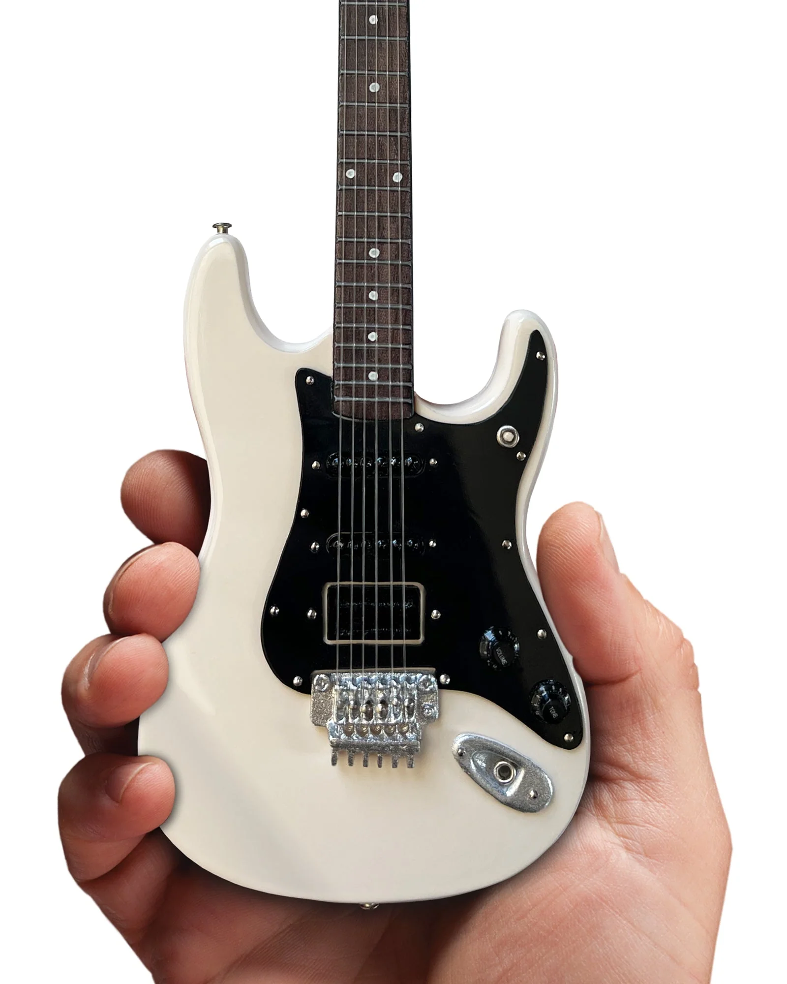 ALEX LIFESON HENTOR SPORTSCASTER MINIATURE GUITAR MODEL OFFICIALLY LICENSED - Image 5