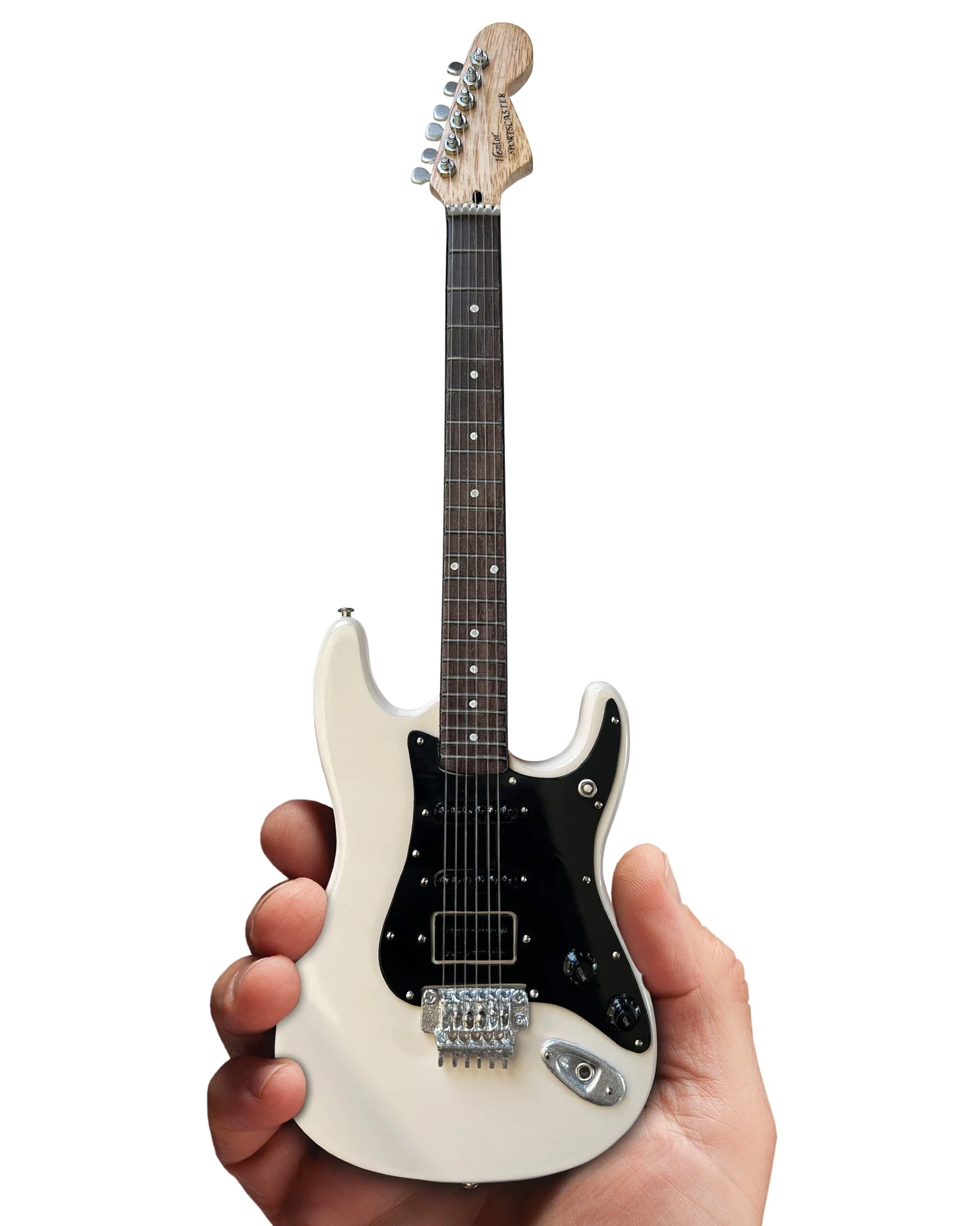 ALEX LIFESON HENTOR SPORTSCASTER MINIATURE GUITAR MODEL OFFICIALLY LICENSED - Image 6