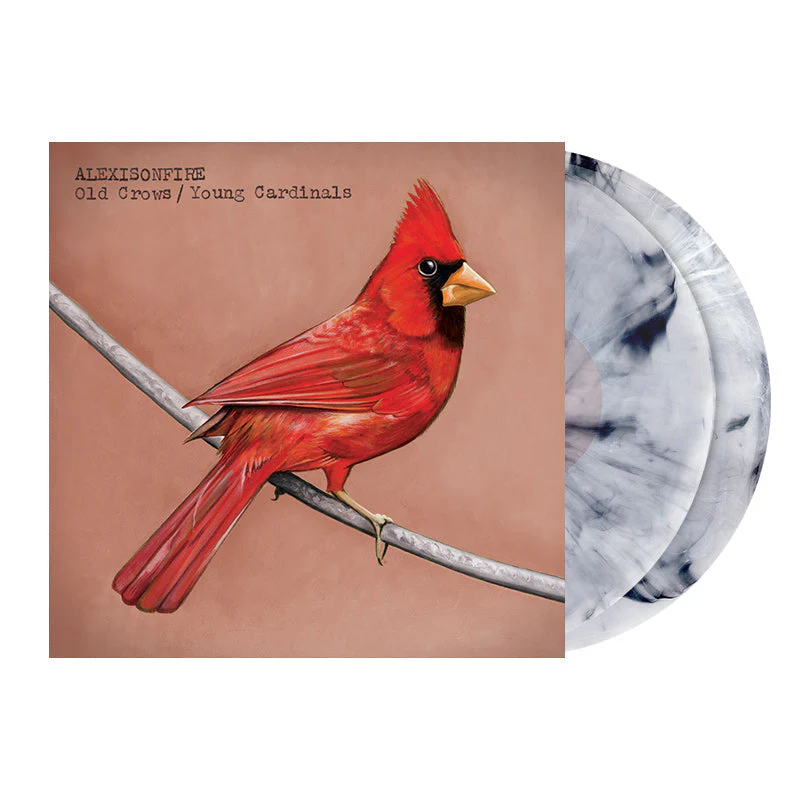 ALEXISONFIRE 'OLD CROWS/YOUNG CARDINALS' Black/White Marble LP + BrooklynVegan Special Edition Magazine (ltd to 500) - Image 4
