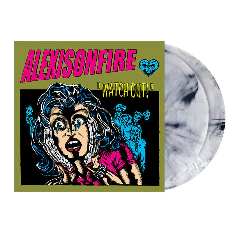 ALEXISONFIRE 'WATCH OUT!' Black/White Marble LP + BrooklynVegan Special Edition Magazine (ltd to 500) - Image 4
