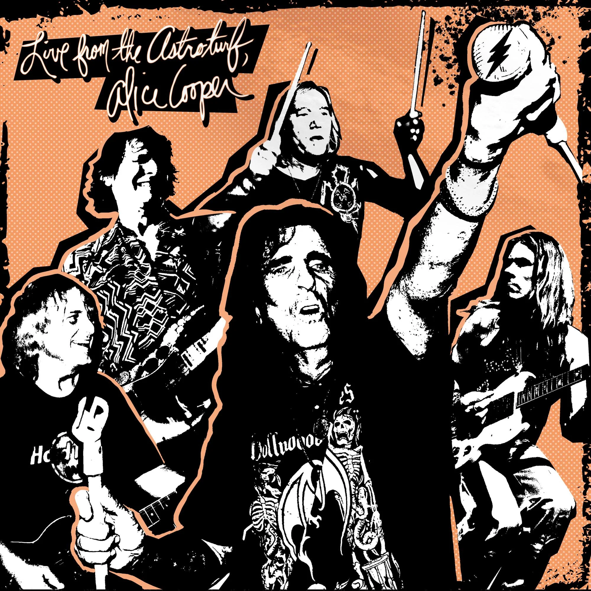 ALICE COOPER 'LIVE FROM THE ASTROTURF' LP & DVD - APRICOT