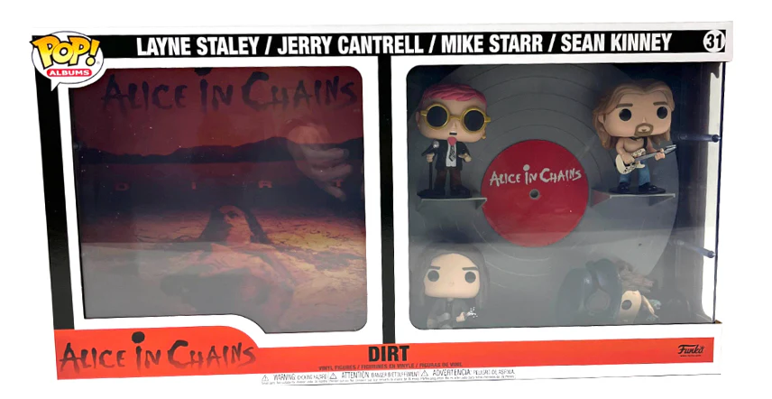 ALICE IN CHAINS DIRT DELUXE FUNKO POP! ALBUM FIGURE WITH CASE *DAMAGED* - Image 2