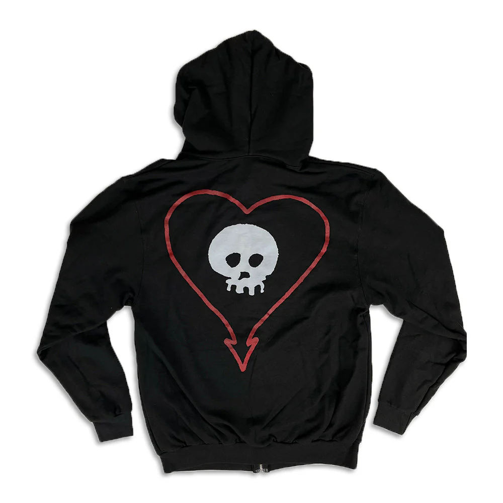 ALKALINE TRIO 'HEARTSKULL LOGO' ZIPUP - Image 2