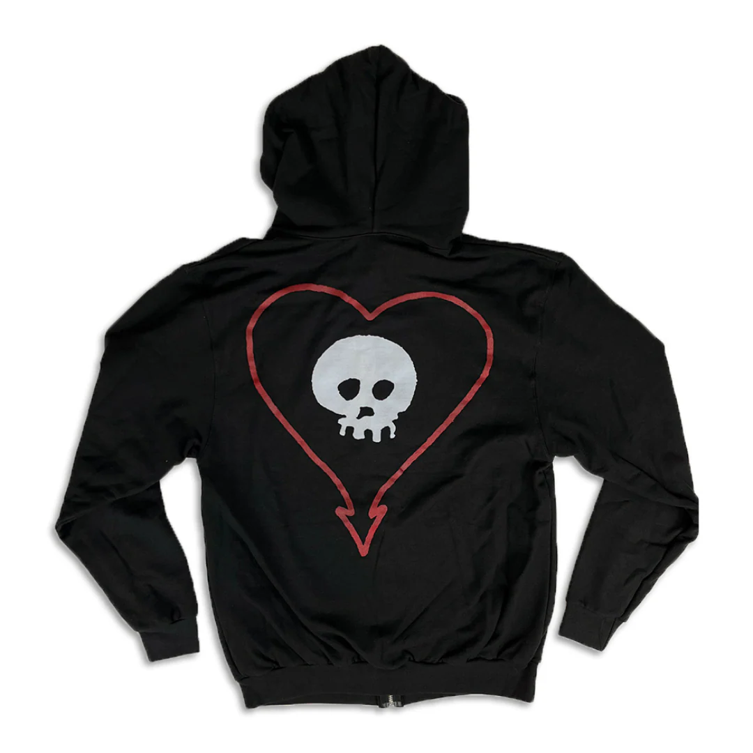 ALKALINE TRIO 'HEARTSKULL LOGO' ZIPUP - Image 5