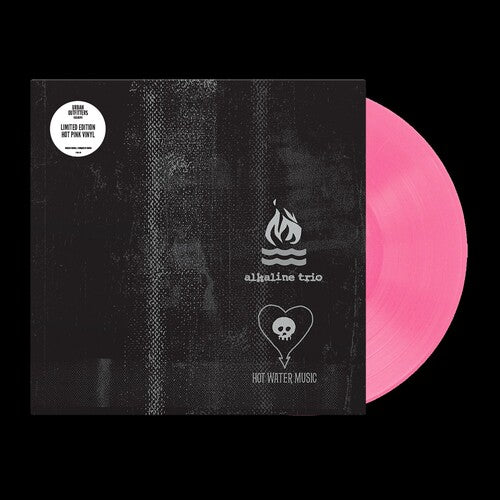 ALKALINE TRIO / HOT WATER MUSIC 'SPLIT' LP - HOT PINK