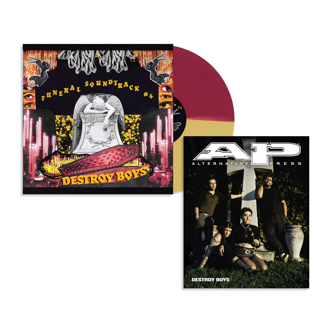 ALTERNATIVE PRESS FALL 2024 ISSUE FEATURING DESTROY BOYS + ‘FUNERAL SOUNDTRACK #4’ LP - EXCLUSIVE - LTD. 500 - RED/GOLD