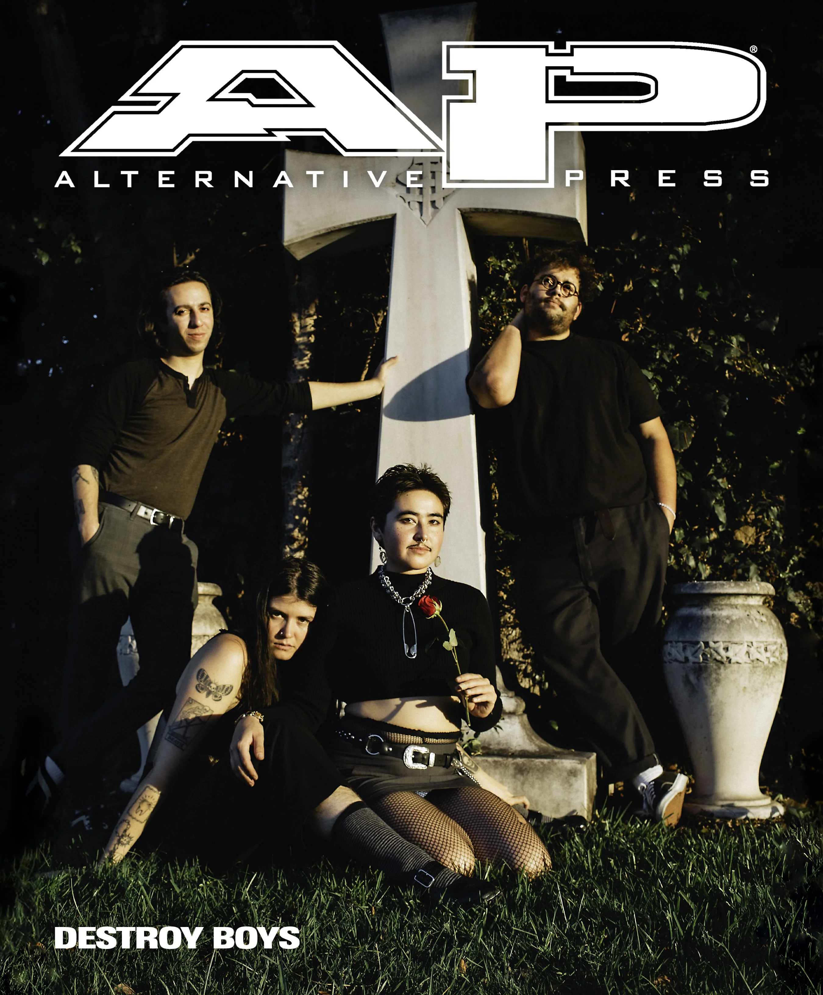 ALTERNATIVE PRESS FALL 2024 ISSUE FEATURING DESTROY BOYS + ‘FUNERAL SOUNDTRACK #4’ LP - EXCLUSIVE - LTD. 500 - RED/GOLD - Image 3