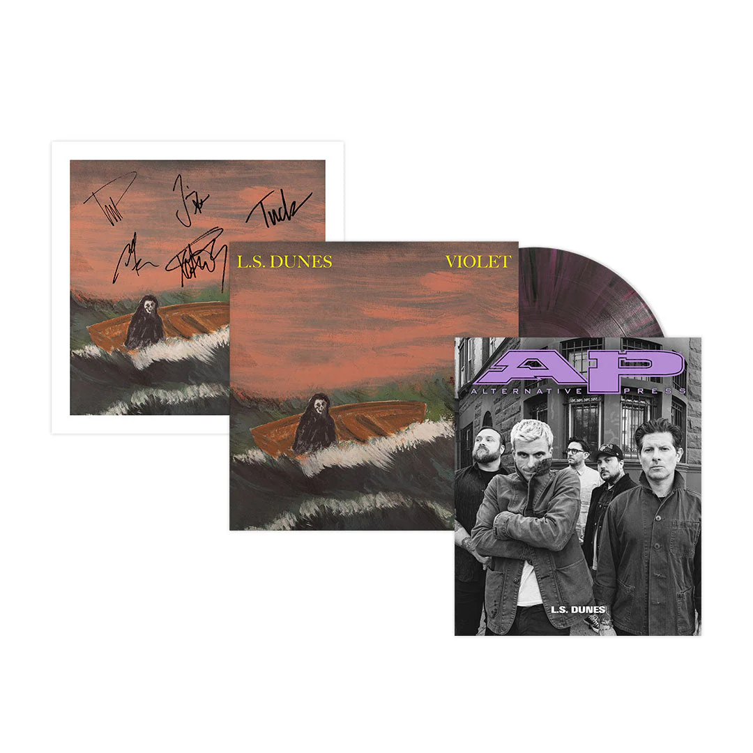 ALTERNATIVE PRESS WINTER 2024 ISSUE FEATURING L.S. DUNES + ‘VIOLET’ LP + SIGNED PRINT - EXCLUSIVE - LTD. 500 - NEW TWILIGHT