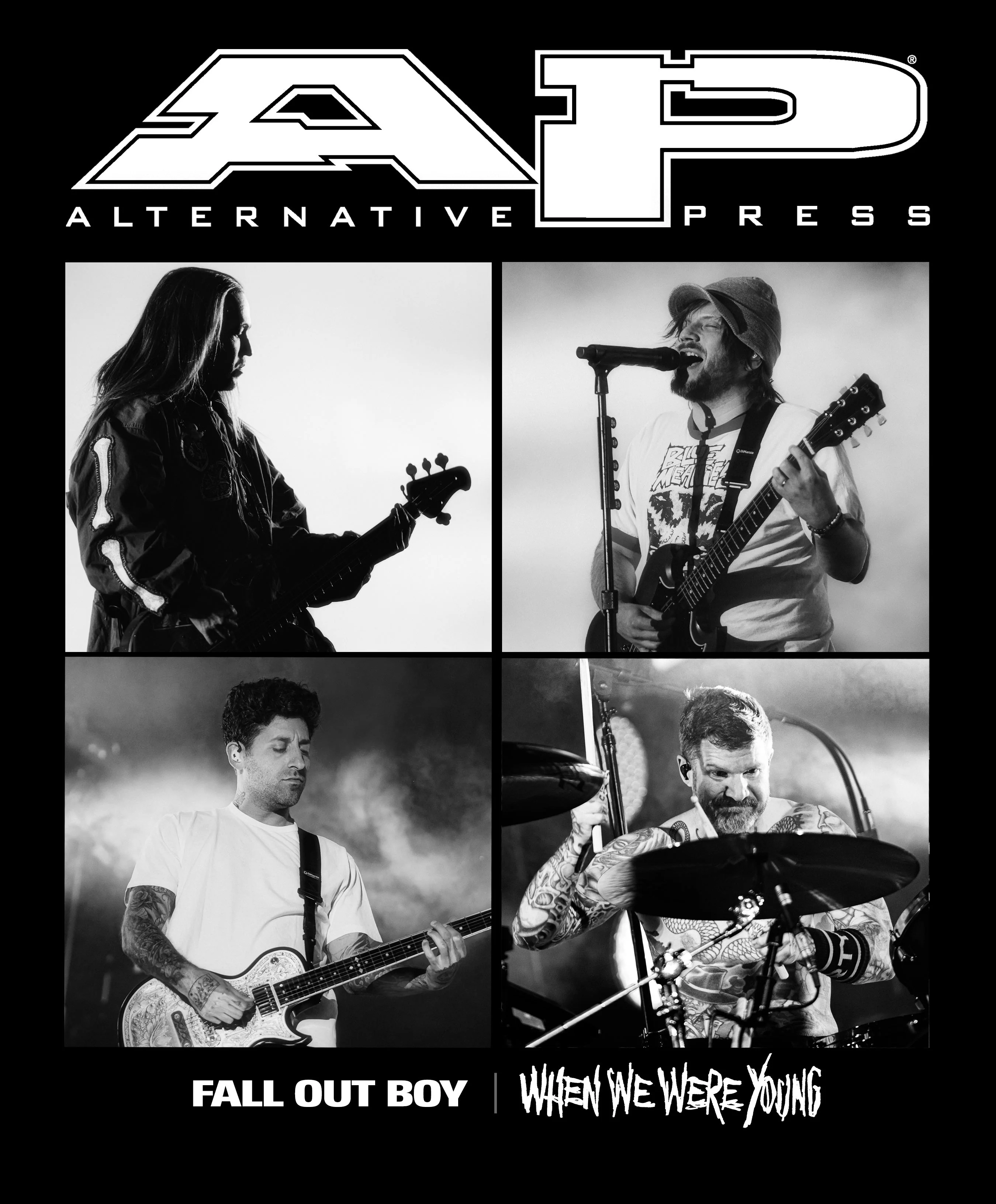 ALTERNATIVE PRESS WINTER 2024 ISSUE FEATURING WHEN WE WERE YOUNG W/ FALL OUT BOY