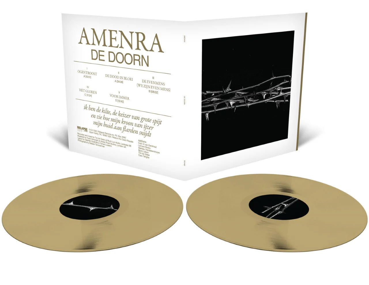 AMENRA ‘DE DOORN’ 2LP - LTD. - TRANSLUCENT GOLD - Image 3