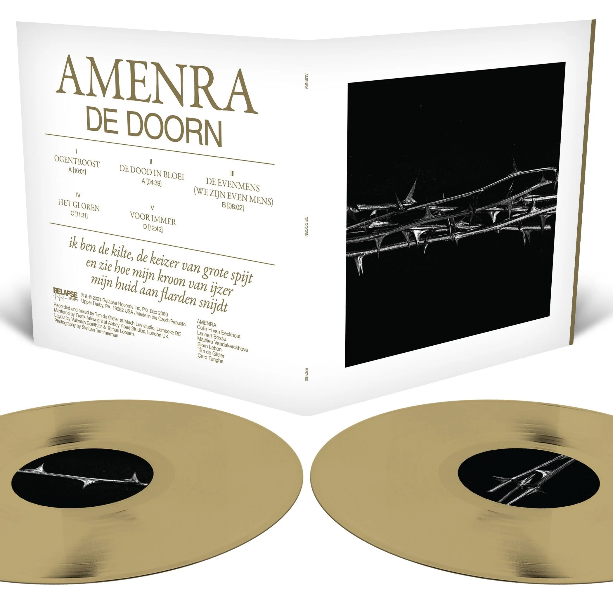 AMENRA ‘DE DOORN’ 2LP - LTD. - TRANSLUCENT GOLD - Image 4