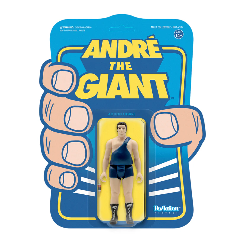 ANDRE THE GIANT REACTION FIGURE - SINGLET - BLUE CARD
