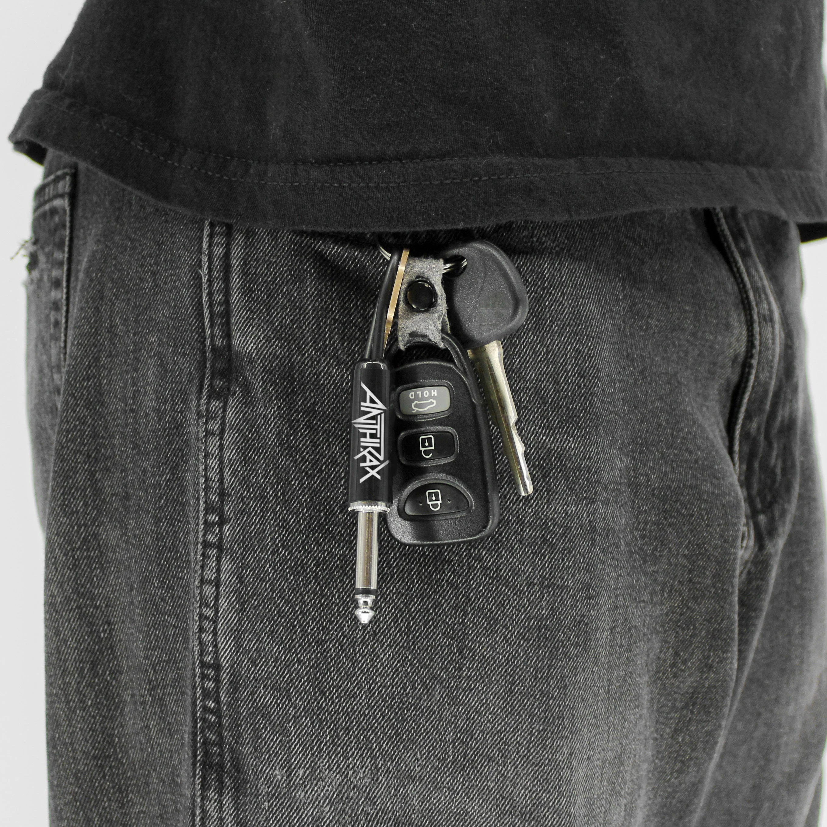 ANTHRAX LOGO GUITAR PLUG KEYCHAIN - Image 4
