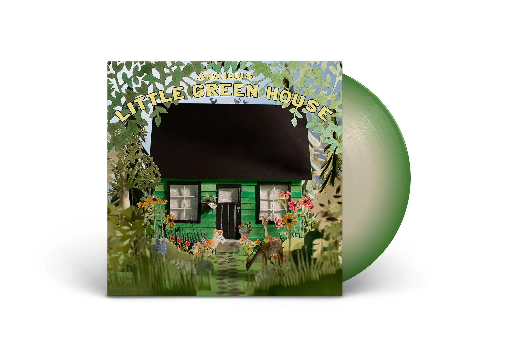 ANXIOUS 'LITTLE GREEN HOUSE' LP - EXCLUSIVE - LTD. 300 - BONE/GREEN