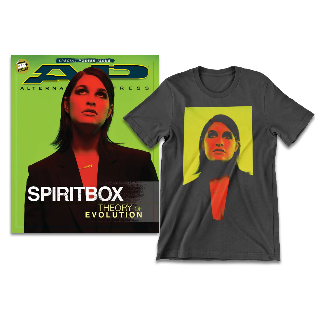 ALTERNATIVE PRESS FALL 2022 ISSUE FEATURING SPIRITBOX LIMITED EDITION T-SHIRT & MAGAZINE BUNDLE