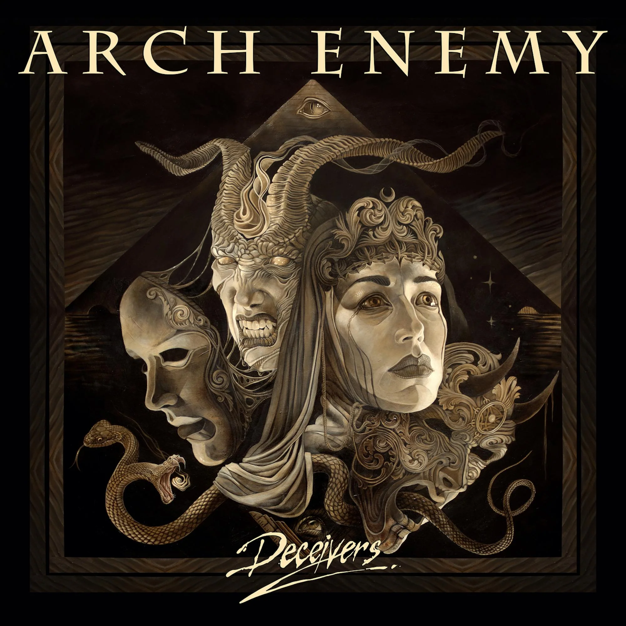 ARCH ENEMY 'DECEIVERS' LP - COBALT - Image 2