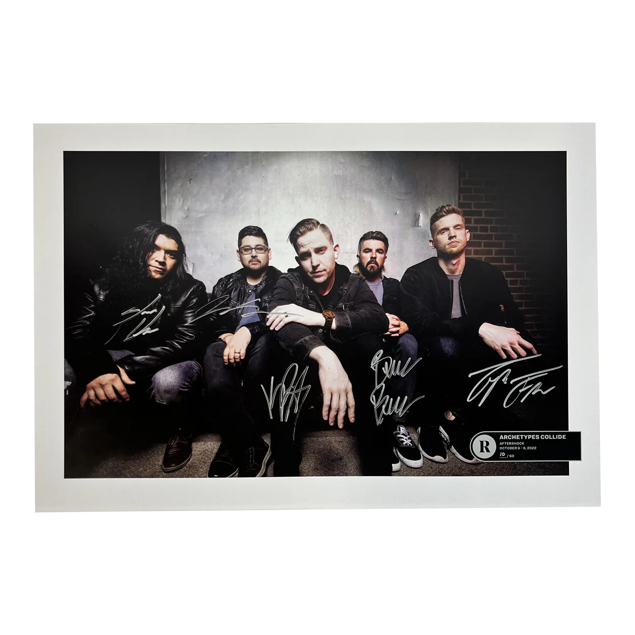 ARCHETYPES COLLIDE X AFTERSHOCK FESTIVAL 2022 LIMITED EDITION SIGNED POSTER
