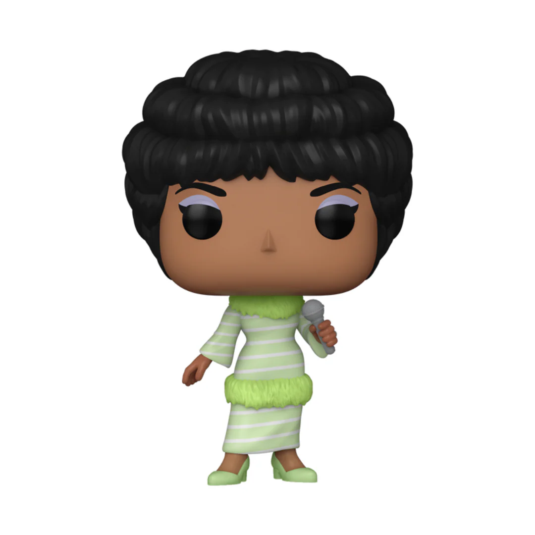 ARETHA FRANKLIN IN GREEN DRESS FUNKO POP! ROCKS FIGURE - Image 2