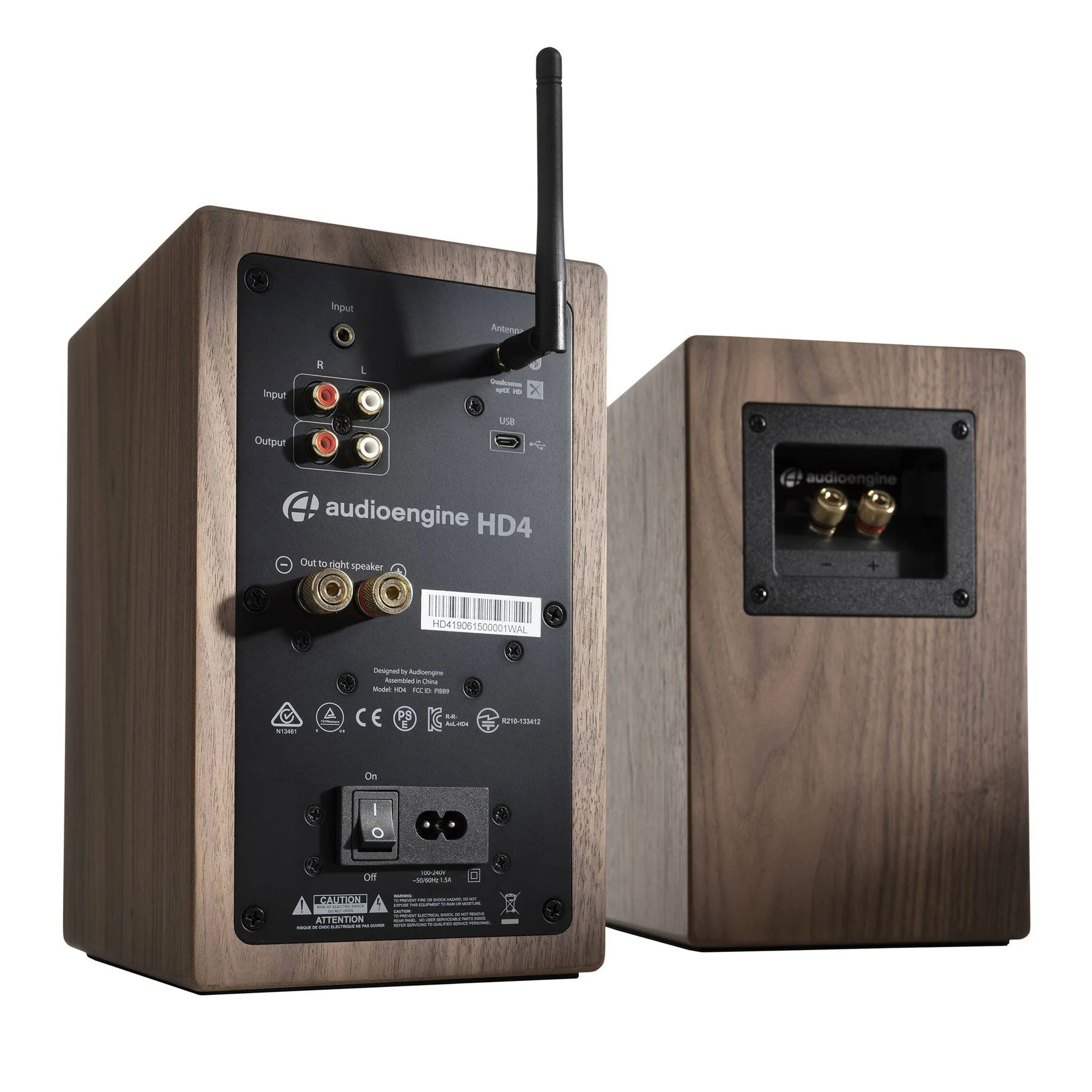 AUDIOENGINE HD4 HOME MUSIC SYSTEM -  WALNUT - Image 3
