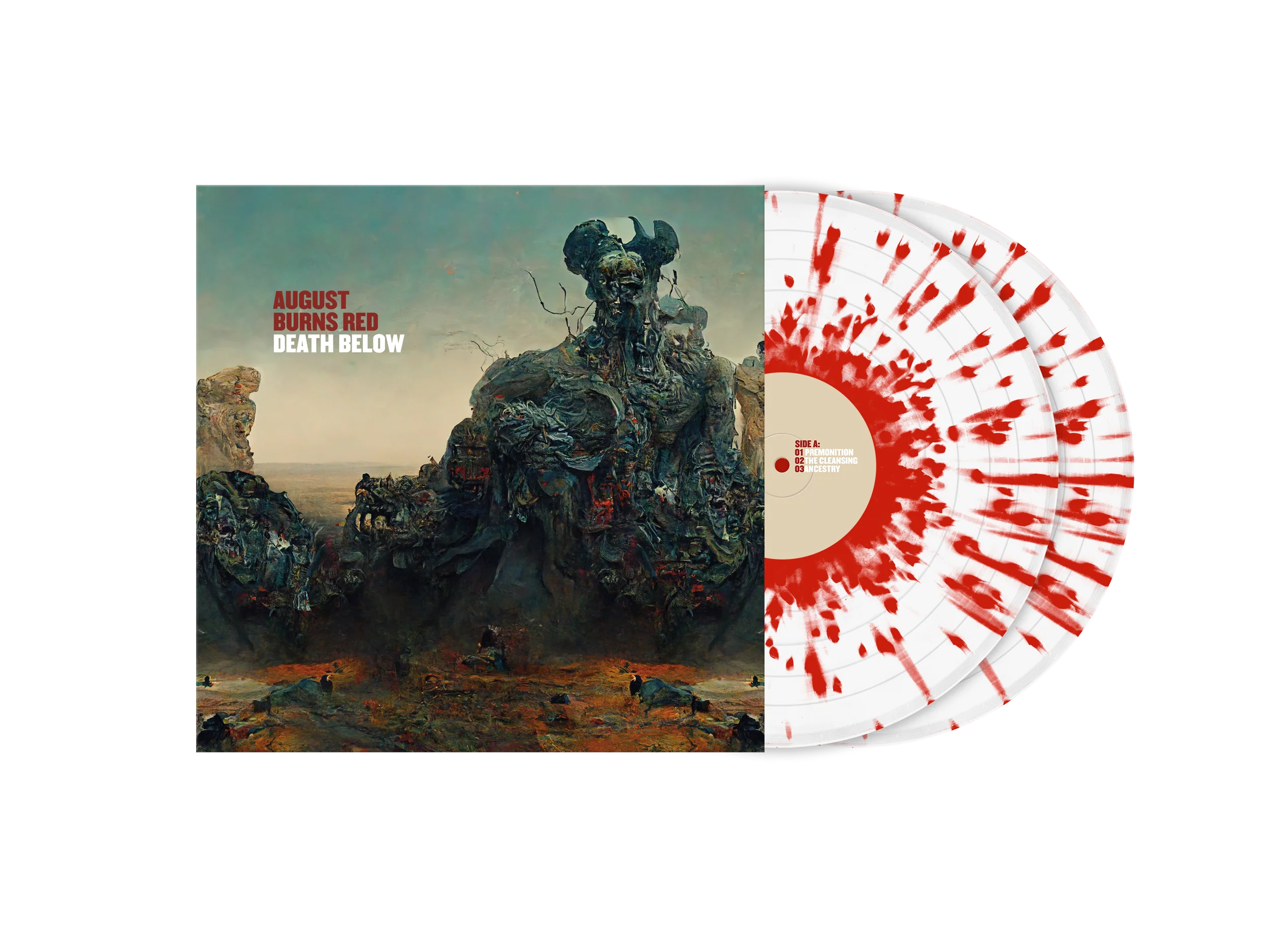 AUGUST BURNS RED ‘DEATH BELOW’ 2LP - EXCLUSIVE - LTD. 500 - BLOODSHOT
