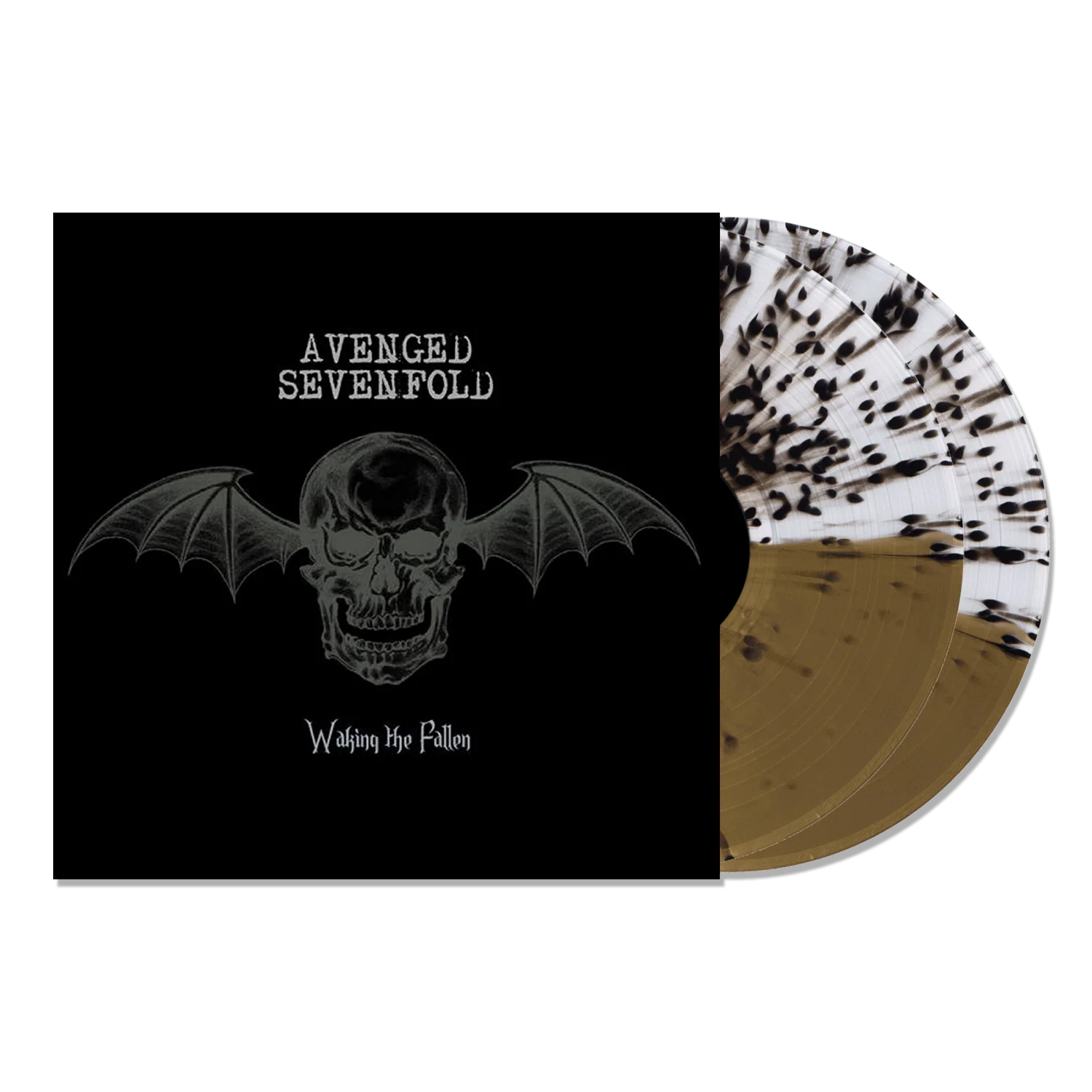 AVENGED SEVENFOLD 'WAKING THE FALLEN' 2LP - EXCLUSIVE - LTD. 500 - CLEAR/GOLD/BLACK/SPLATTER