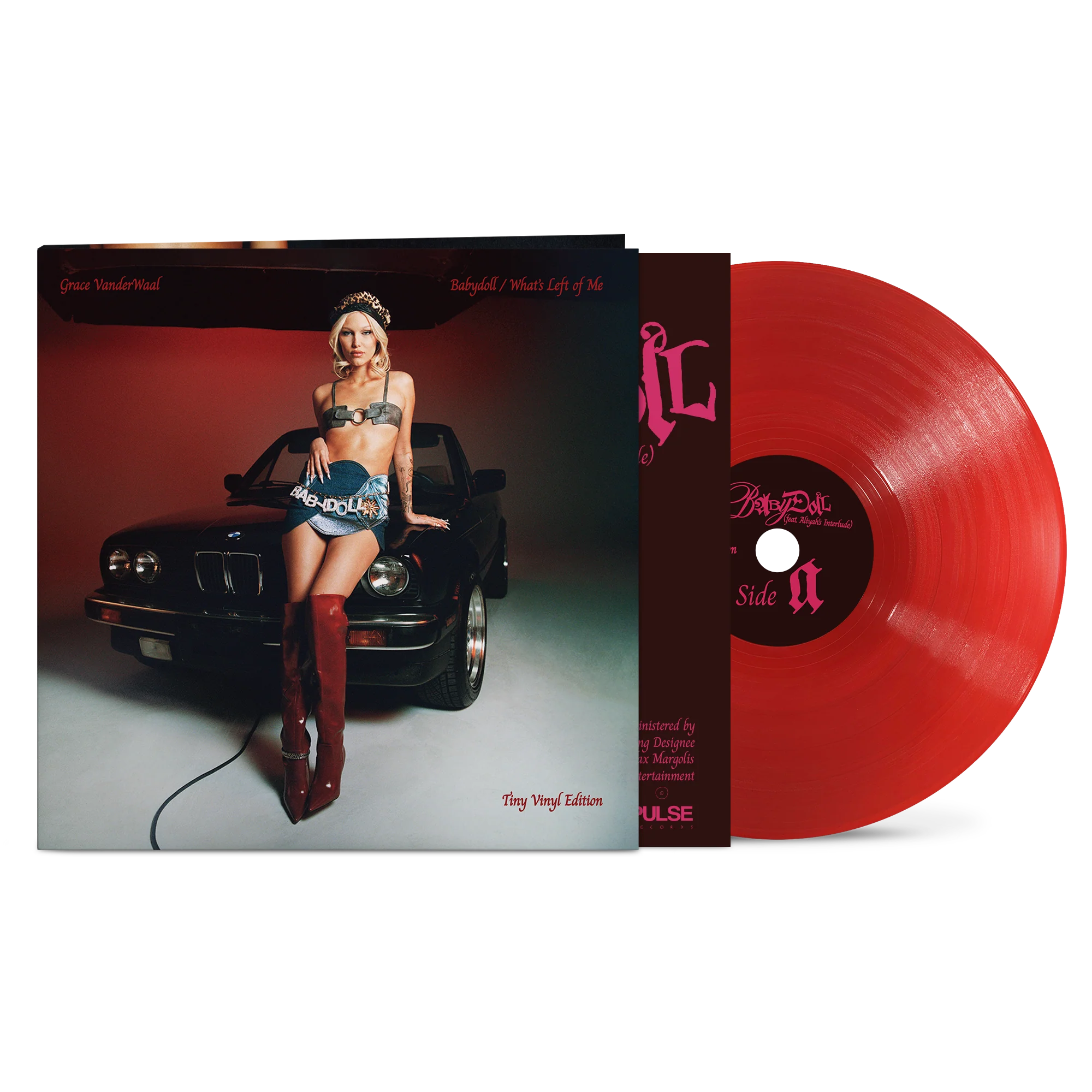 GRACE VANDERWAAL 'BABYDOLL / WHAT'S LEFT OF ME' 4" (Red Tiny Viny)