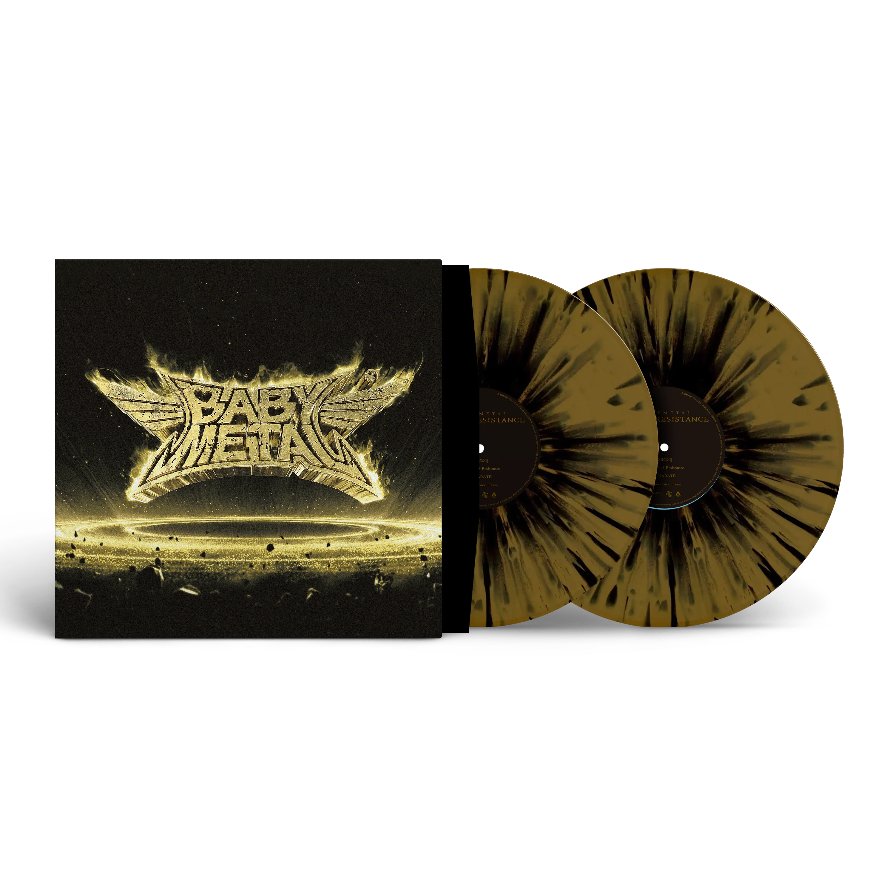 BABYMETAL 'METAL RESISTANCE' 2LP (Gold & Black Splatter Vinyl)