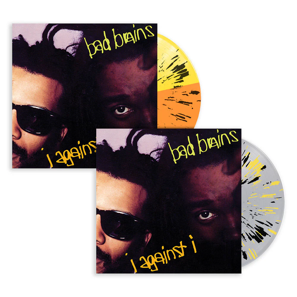 BAD BRAINS ‘I AGAINST I’ LP - LTD. 300 - CLEAR/BLACK/YELLOW/ORANGE