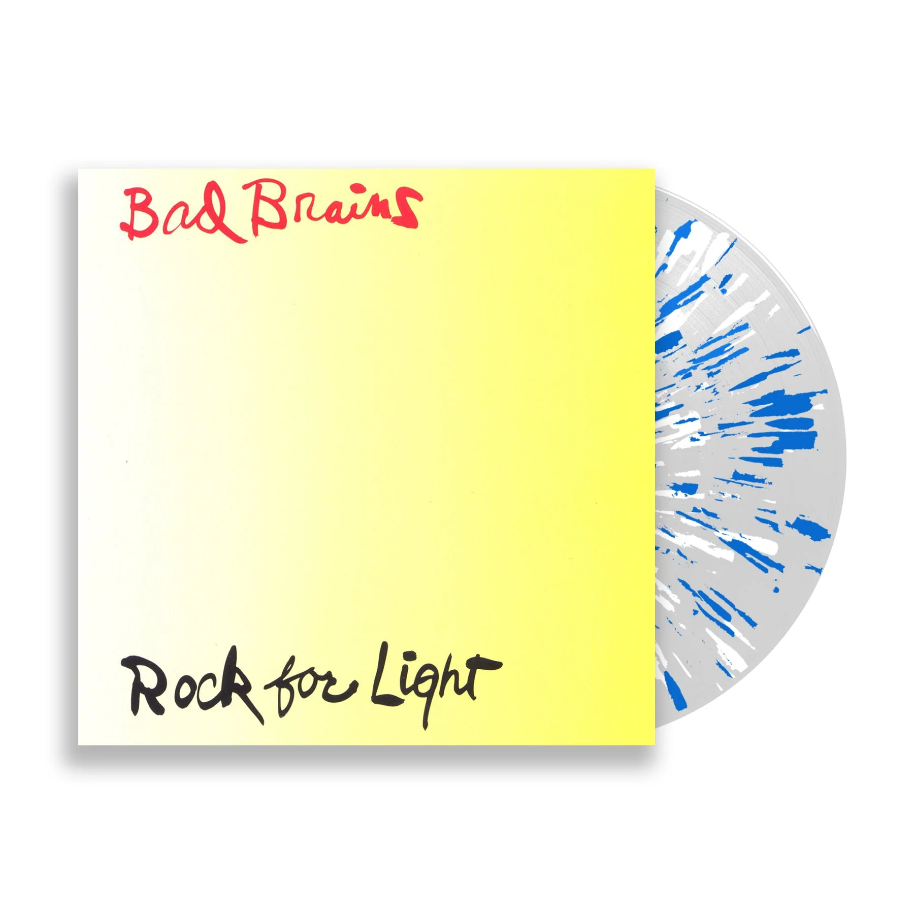 BAD BRAINS 'ROCK FOR LIGHT' LP - LTD. 350 - CLEAR/WHITE/BLUE