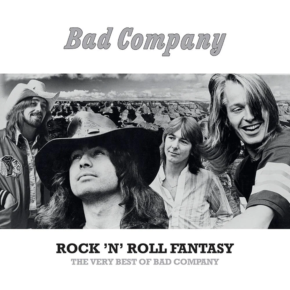 BAD COMPANY 'ROCK 'N' ROLL FANTASY: THE VERY BEST OF BAD COMPANY' 2LP - CLEAR
