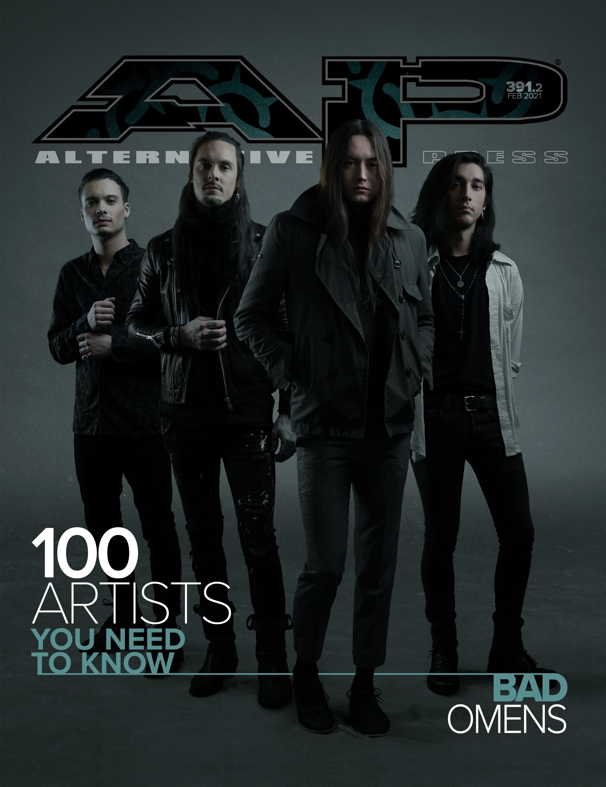 ALTERNATIVE PRESS FEBRUARY 2021 ISSUE 2 FEATURING BAD OMENS