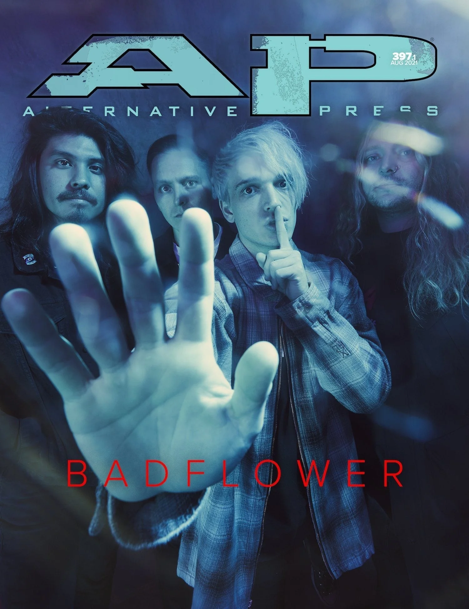 ALTERNATIVE PRESS AUGUST 2021 ISSUE FEATURING BADFLOWER