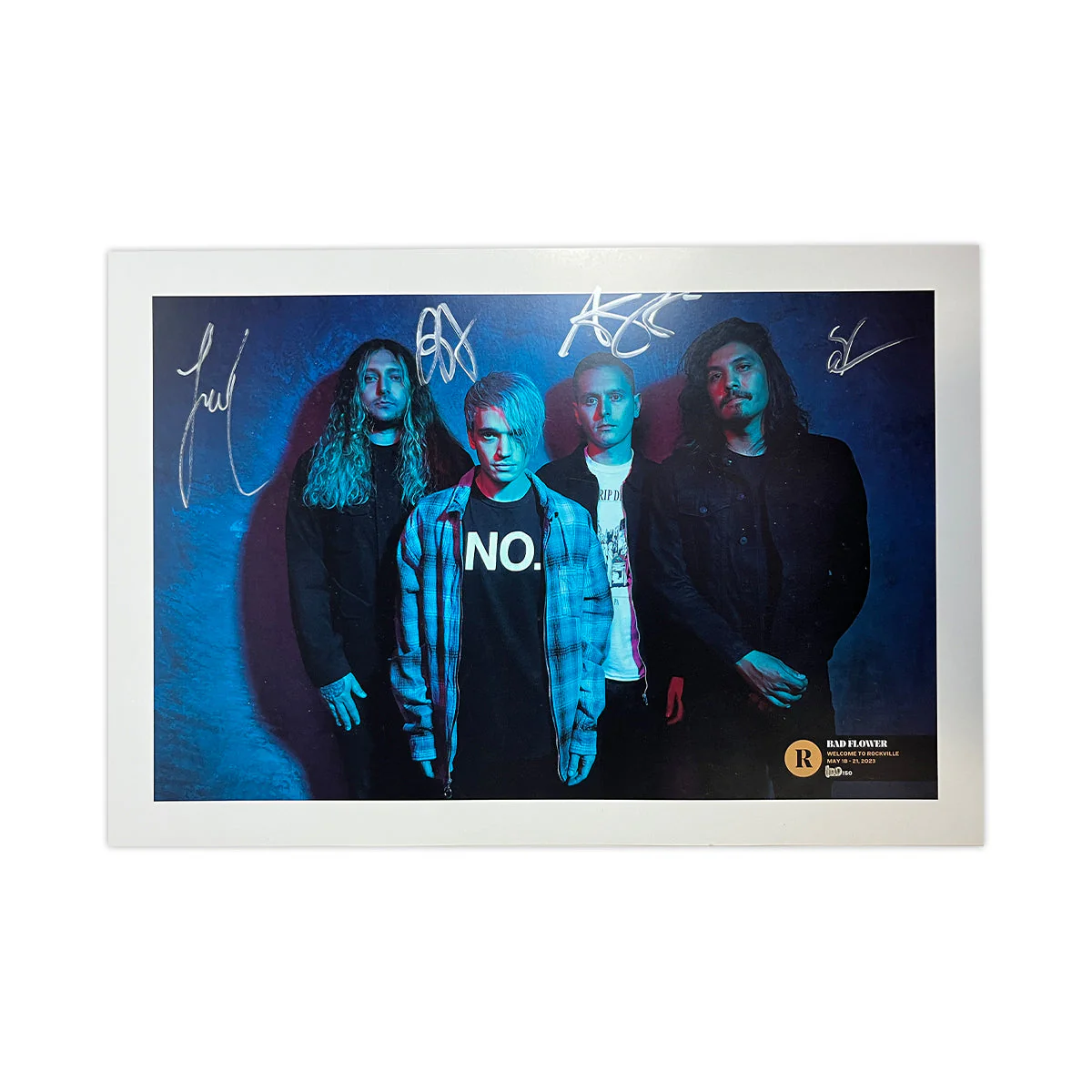 BADFLOWER X WELCOME TO ROCKVILLE 2023 LIMITED EDITION SIGNED POSTER