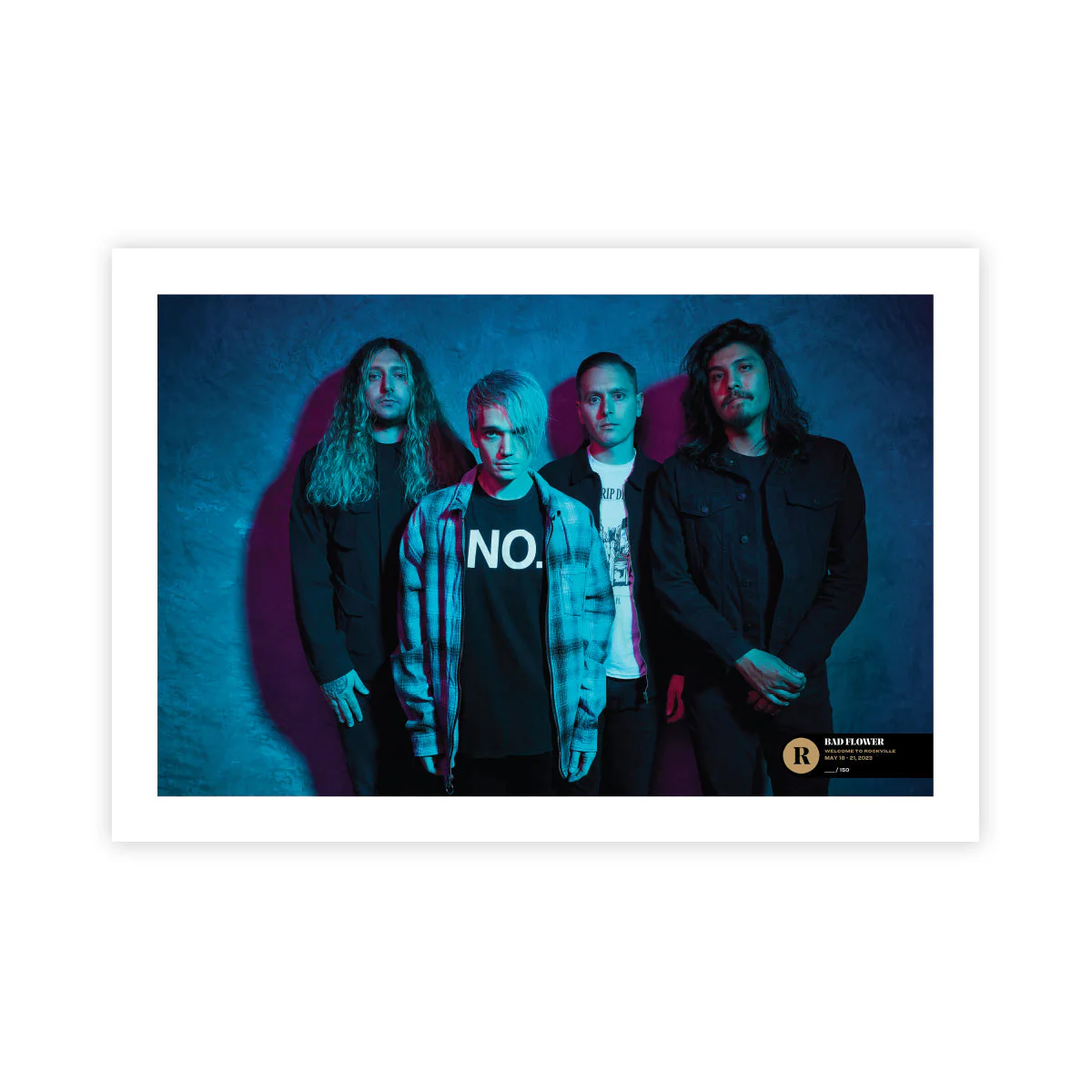 BADFLOWER X WELCOME TO ROCKVILLE 2023 LIMITED EDITION SIGNED POSTER - Image 2